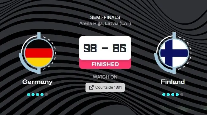 下半场易边, 德国趁机内